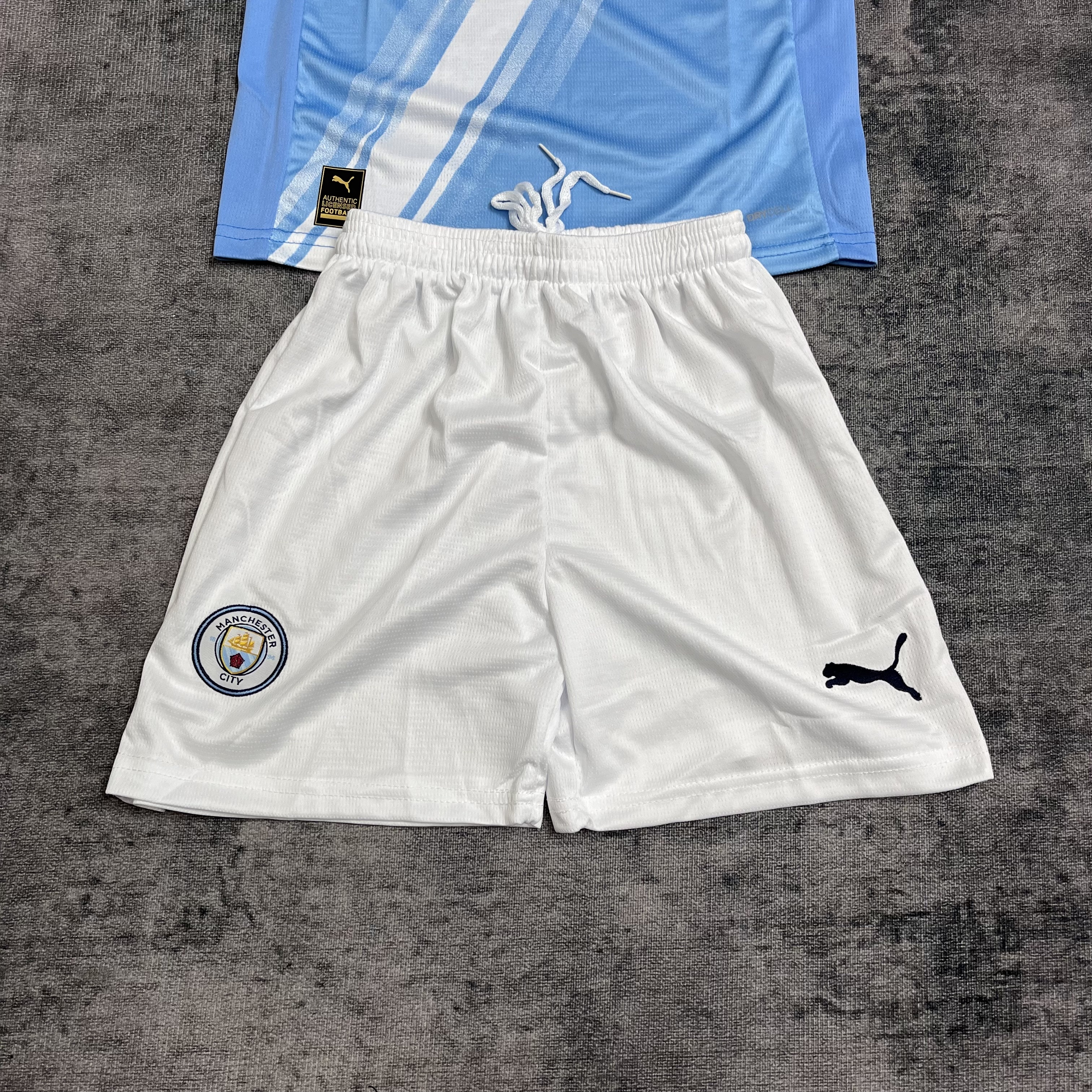 Manchester City 24/25 Kids Short Sleeve Home Jersey