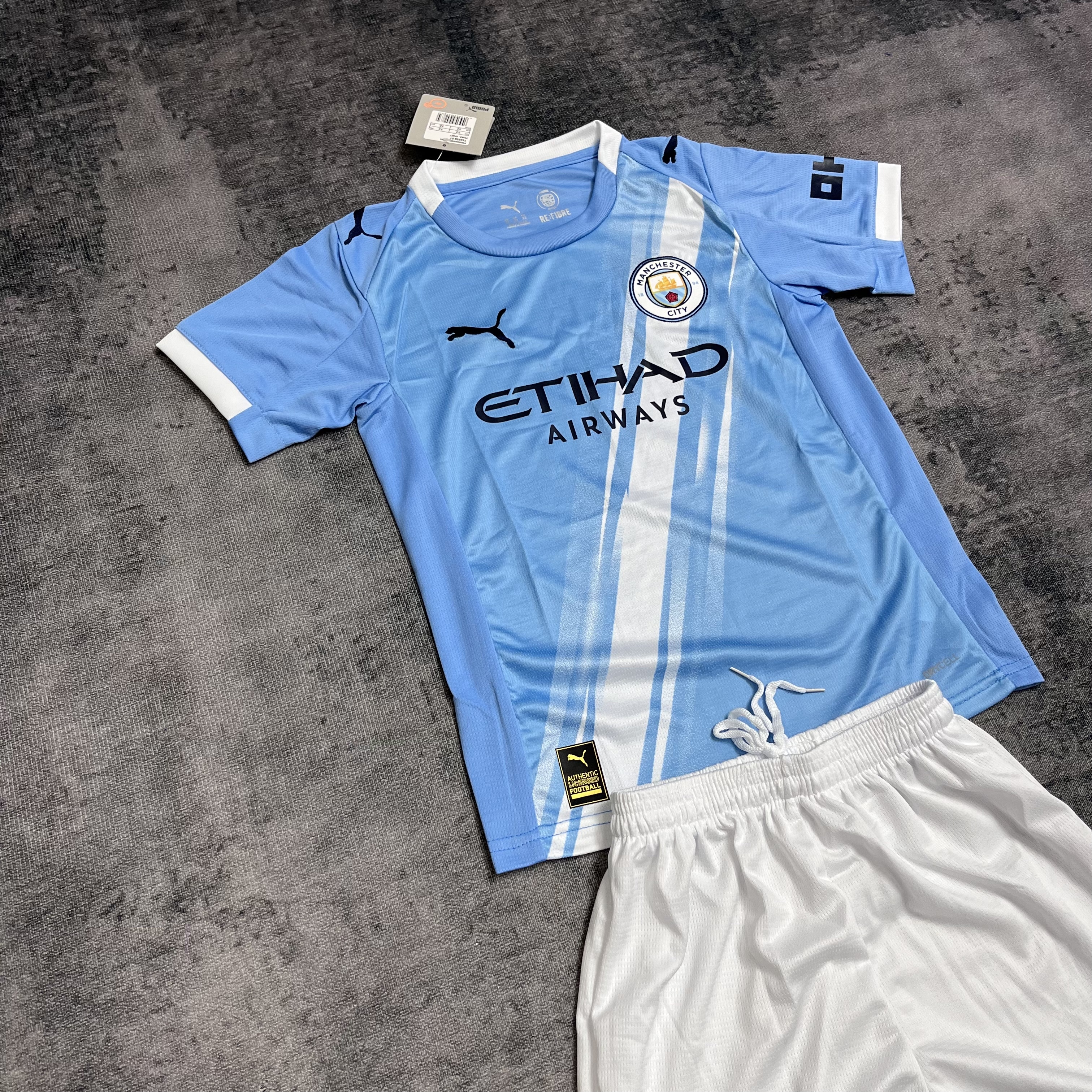 Manchester City 24/25 Kids Short Sleeve Home Jersey