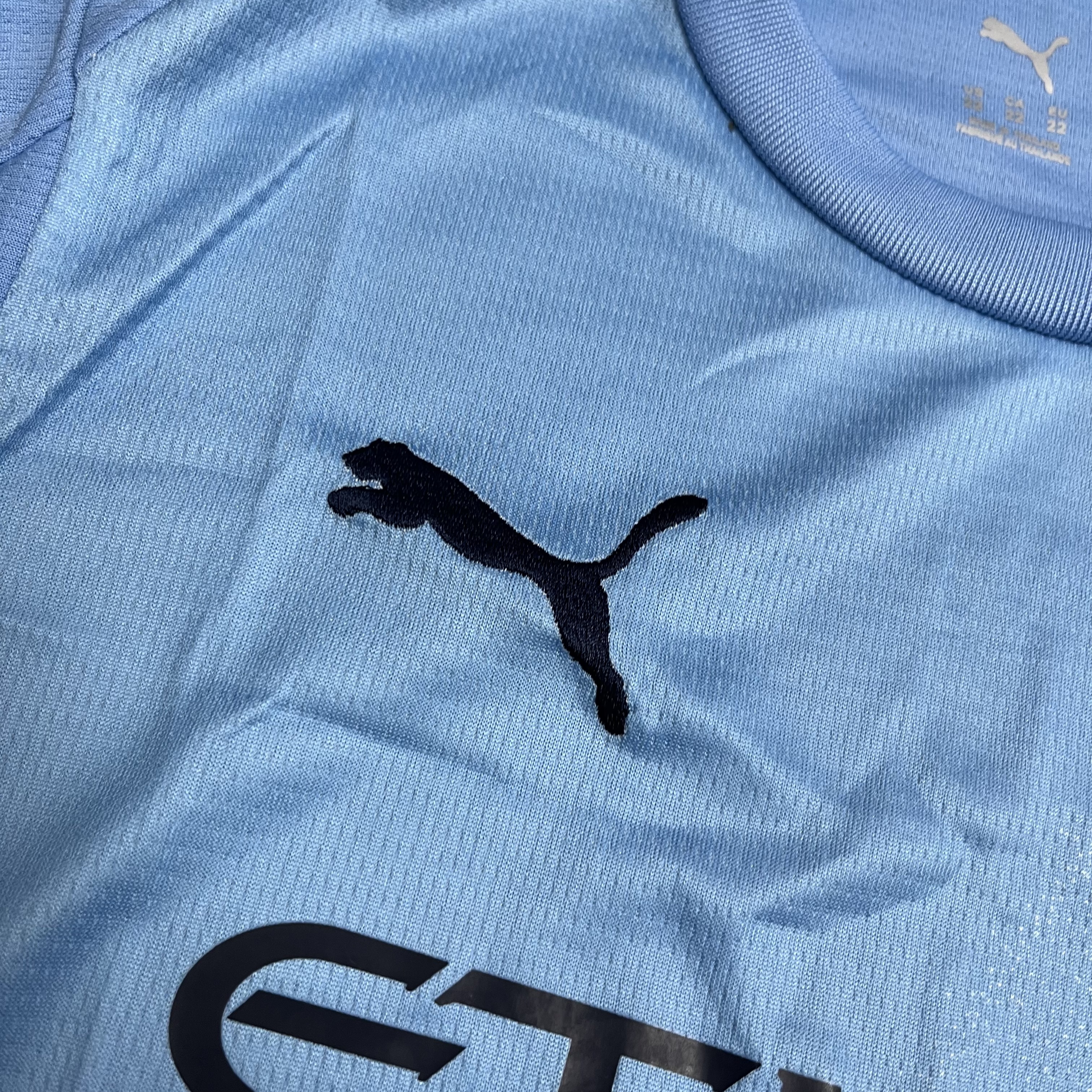 Manchester City 24/25 Kids Short Sleeve Home Jersey