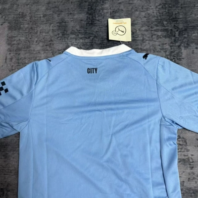 Manchester City 24/25 Kids Short Sleeve Home Jersey 02