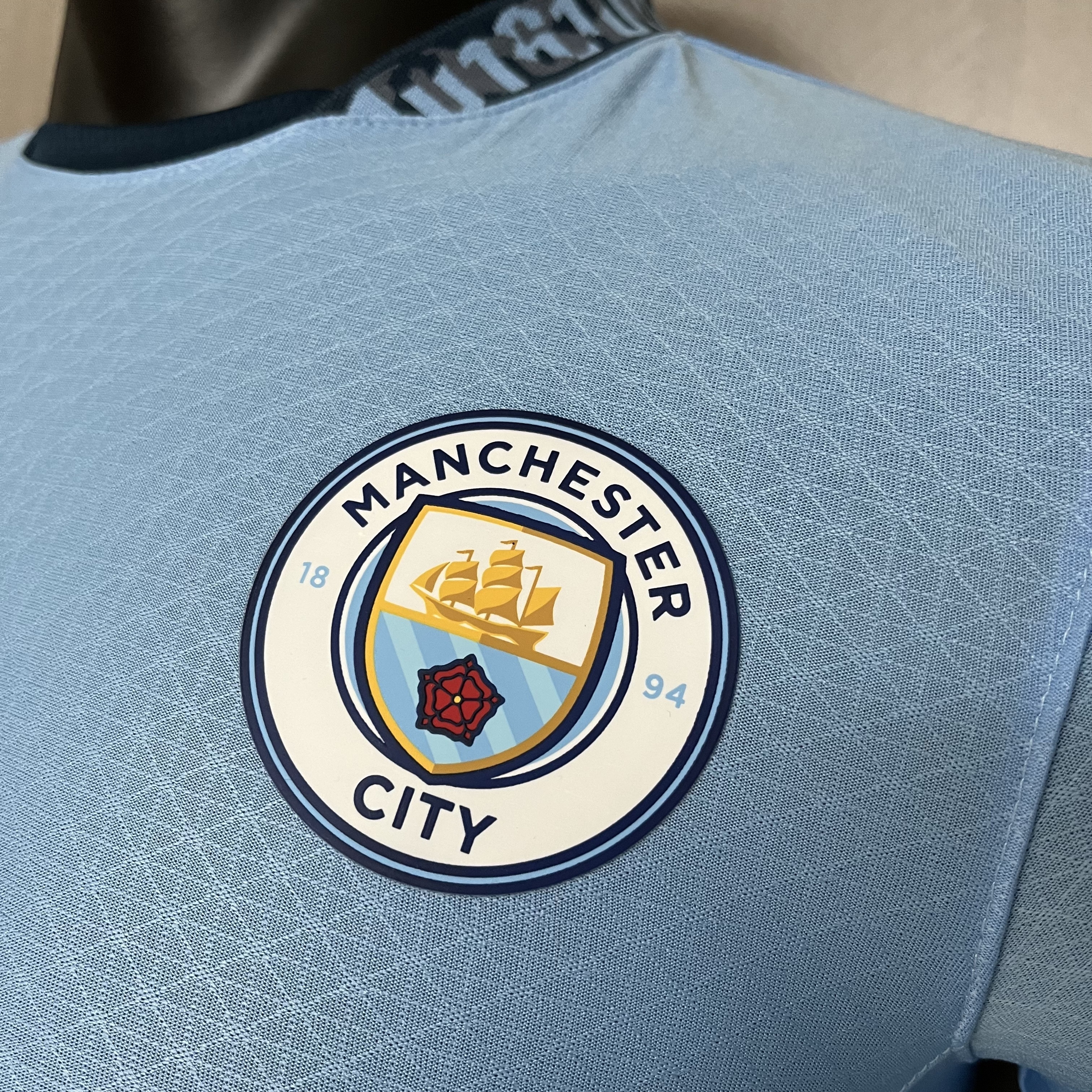 Manchester City 24/25 Player Long Sleeve Home Jersey