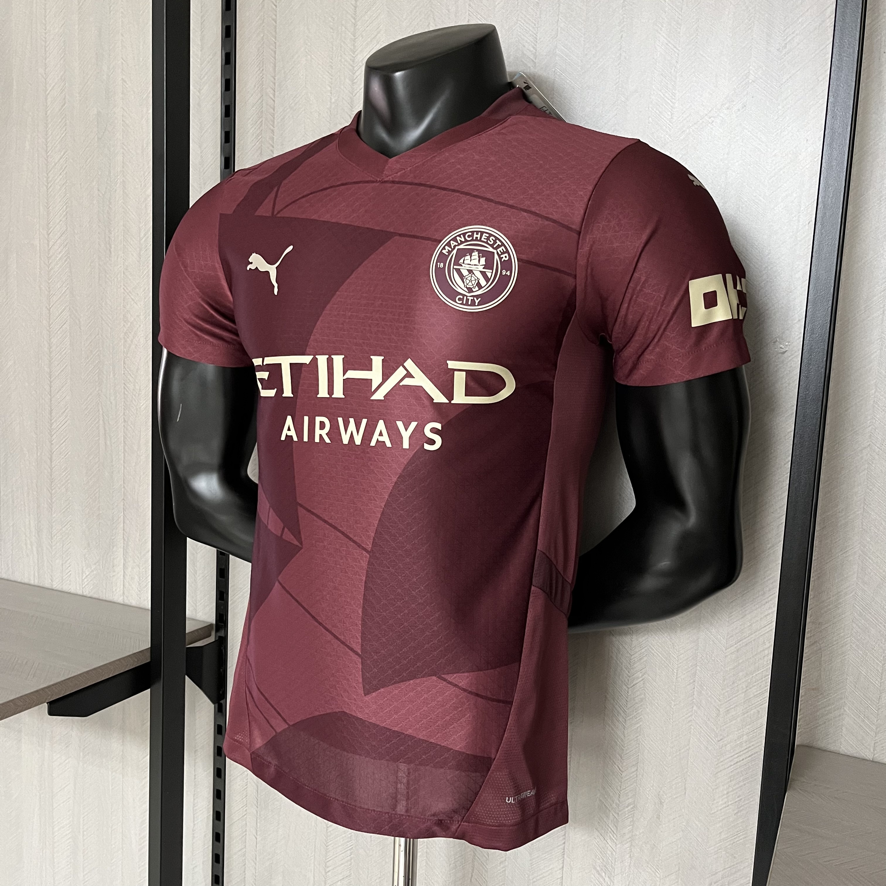 Manchester City 24/25 Player Short Sleeve 3rd Kit Jersey