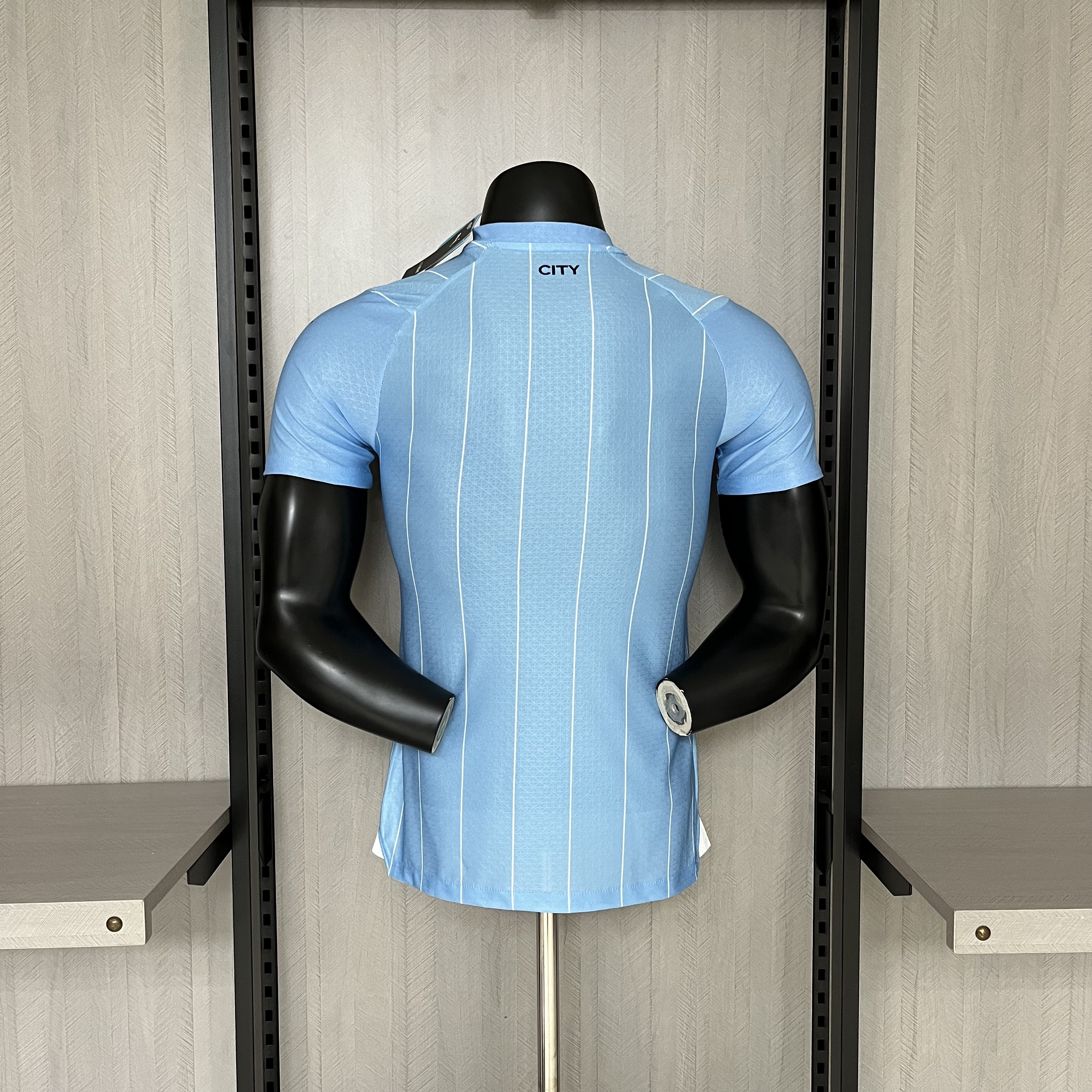 Manchester City 24/25 Player Short Sleeve Home Blue Jersey
