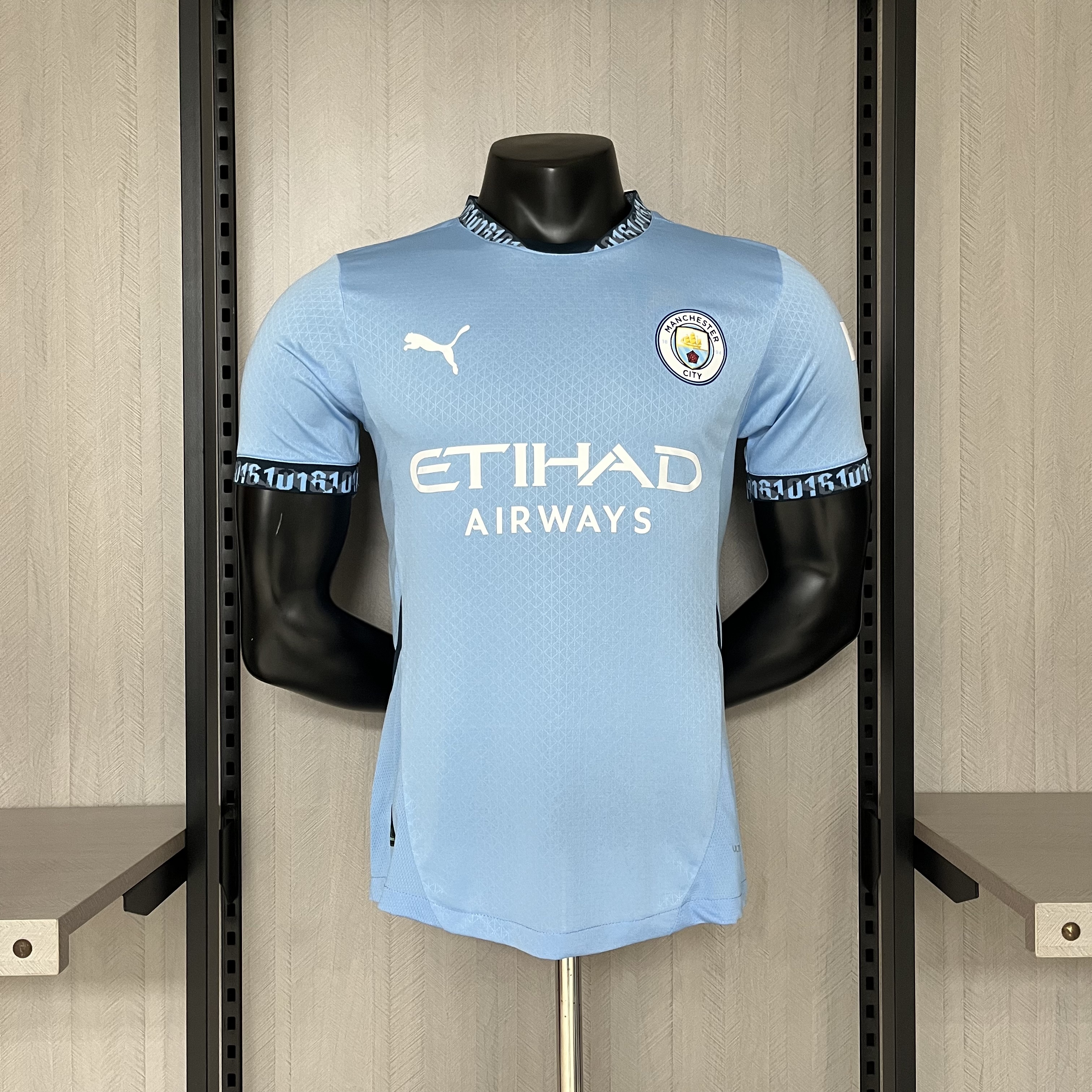 Manchester City 24/25 Player Short Sleeve Home Jersey