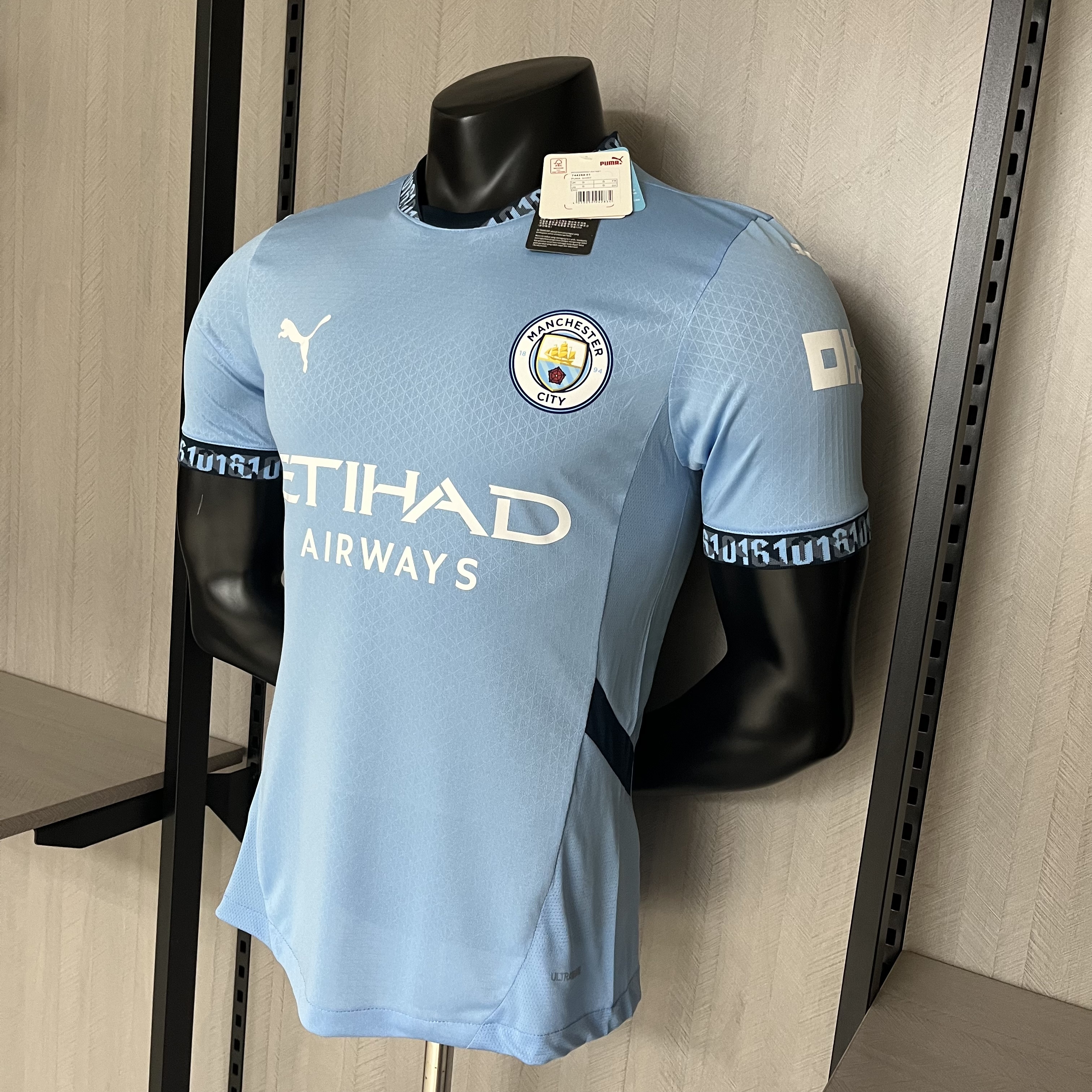 Manchester City 24/25 Player Short Sleeve Home Jersey