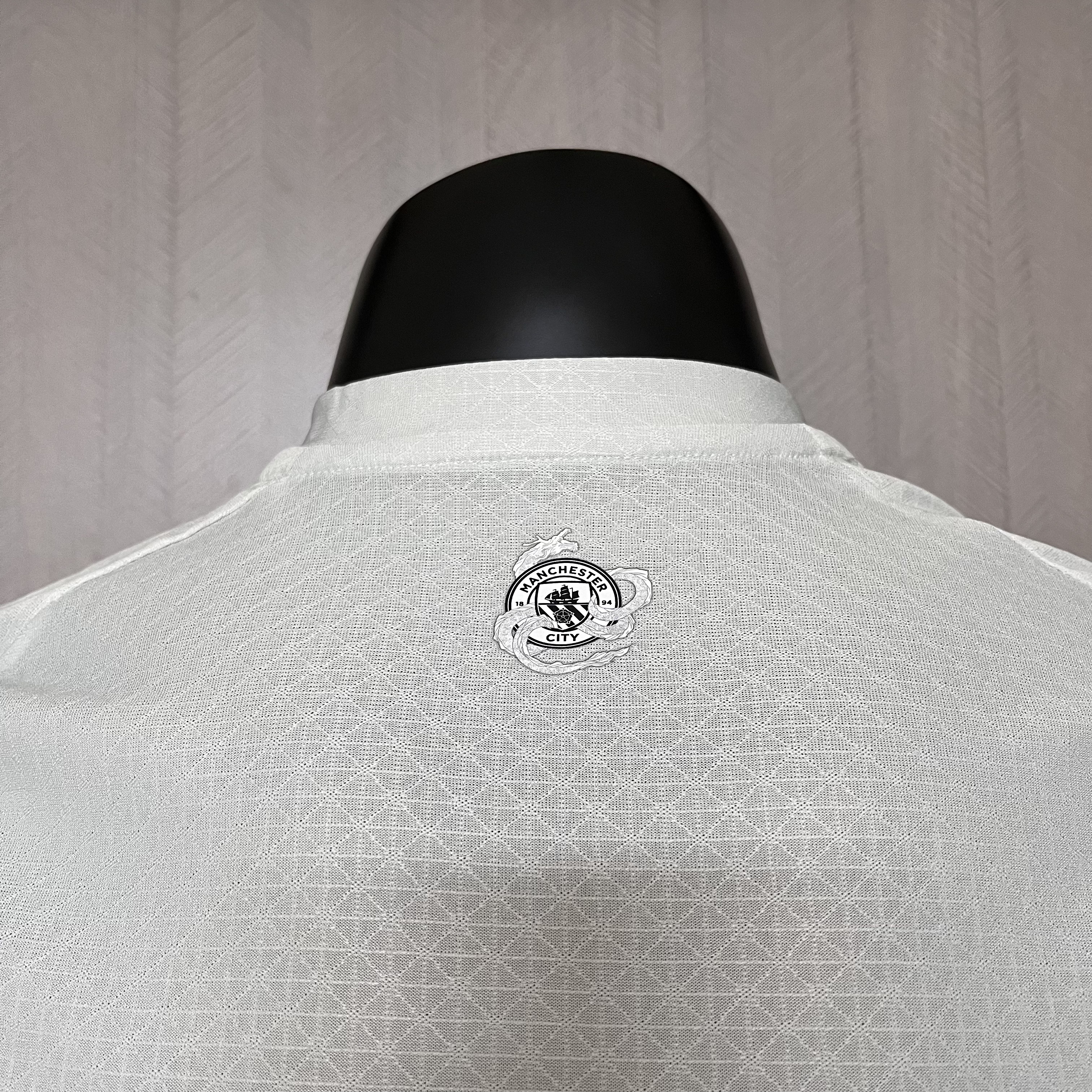 Manchester City 24/25 Player Short Sleeve Year of the Dragon Special Edition Off-White Jersey