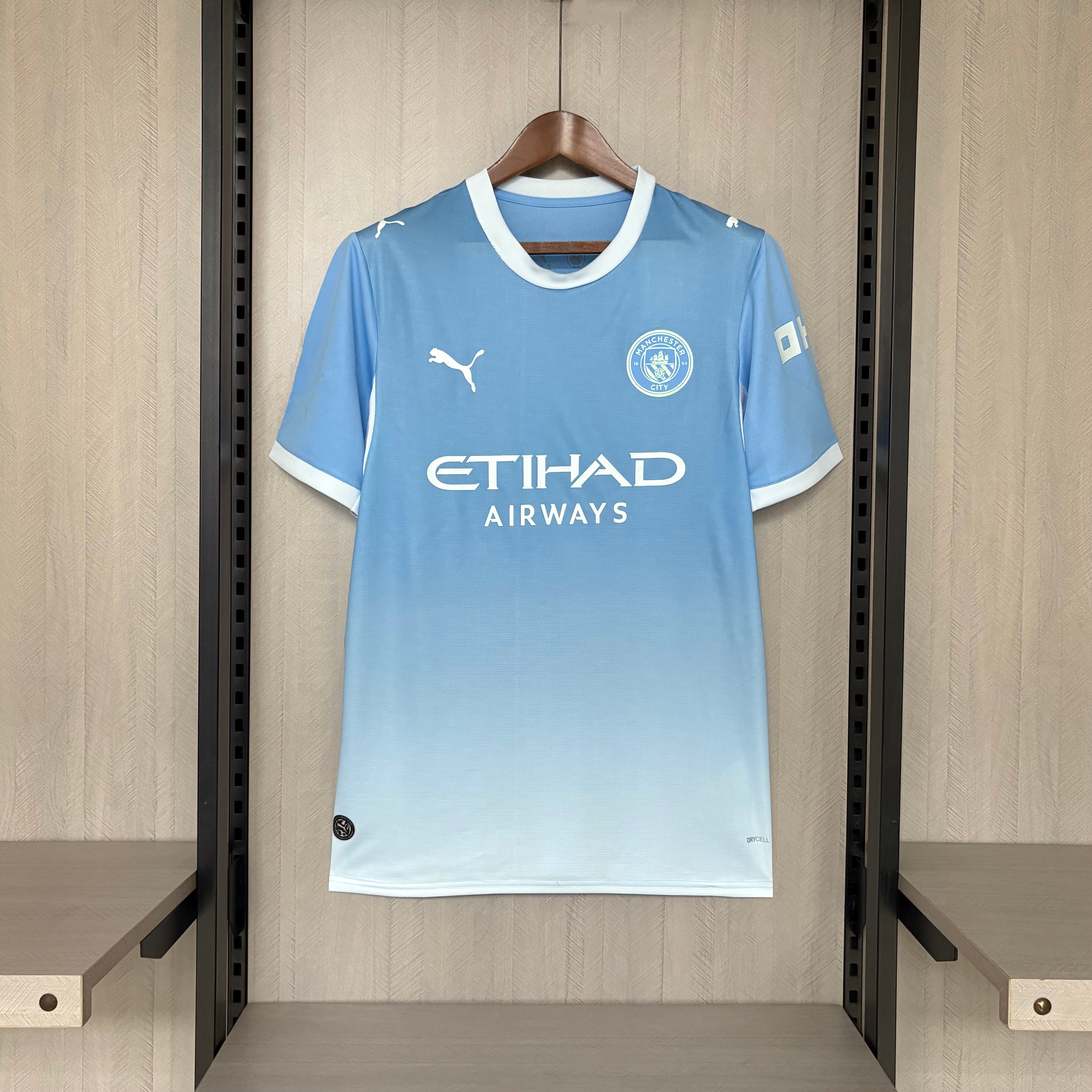 Manchester City 25/26 Fan Short Sleeve Home Jersey