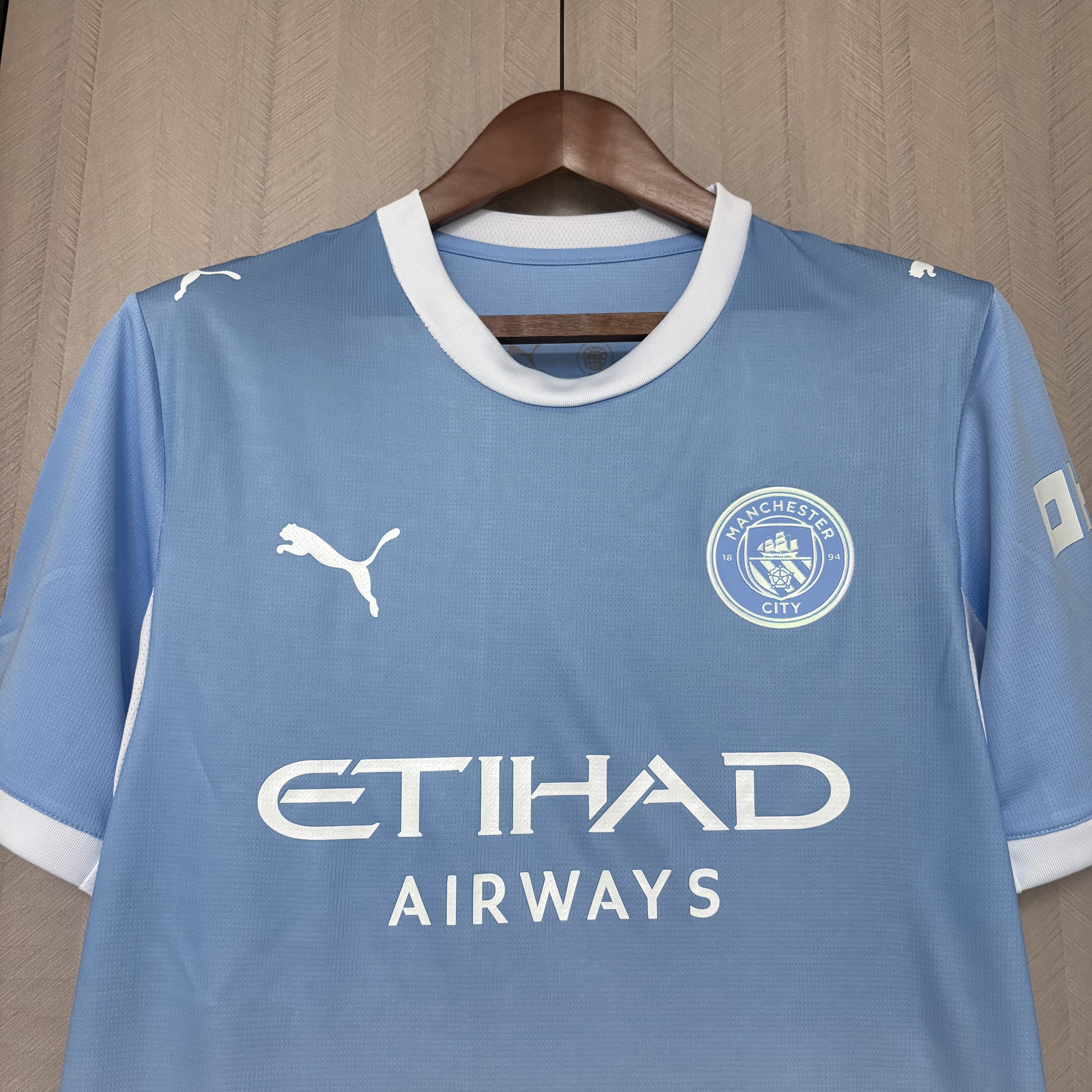 Manchester City 25/26 Fan Short Sleeve Home Jersey