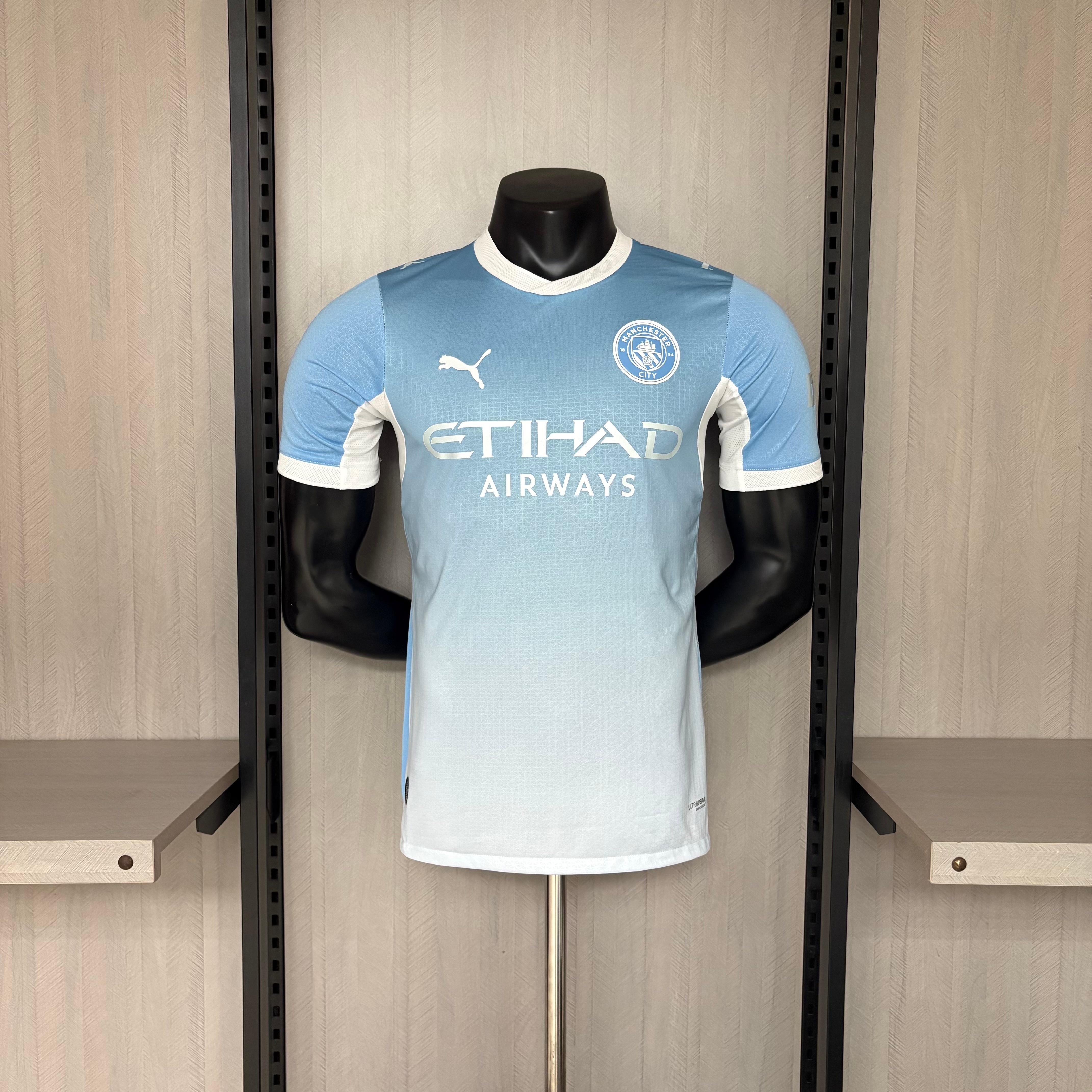 Manchester City 25/26 Player Short Sleeve Home Jersey