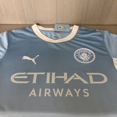 Manchester City 25/26 Player Short Sleeve Home Jersey 02