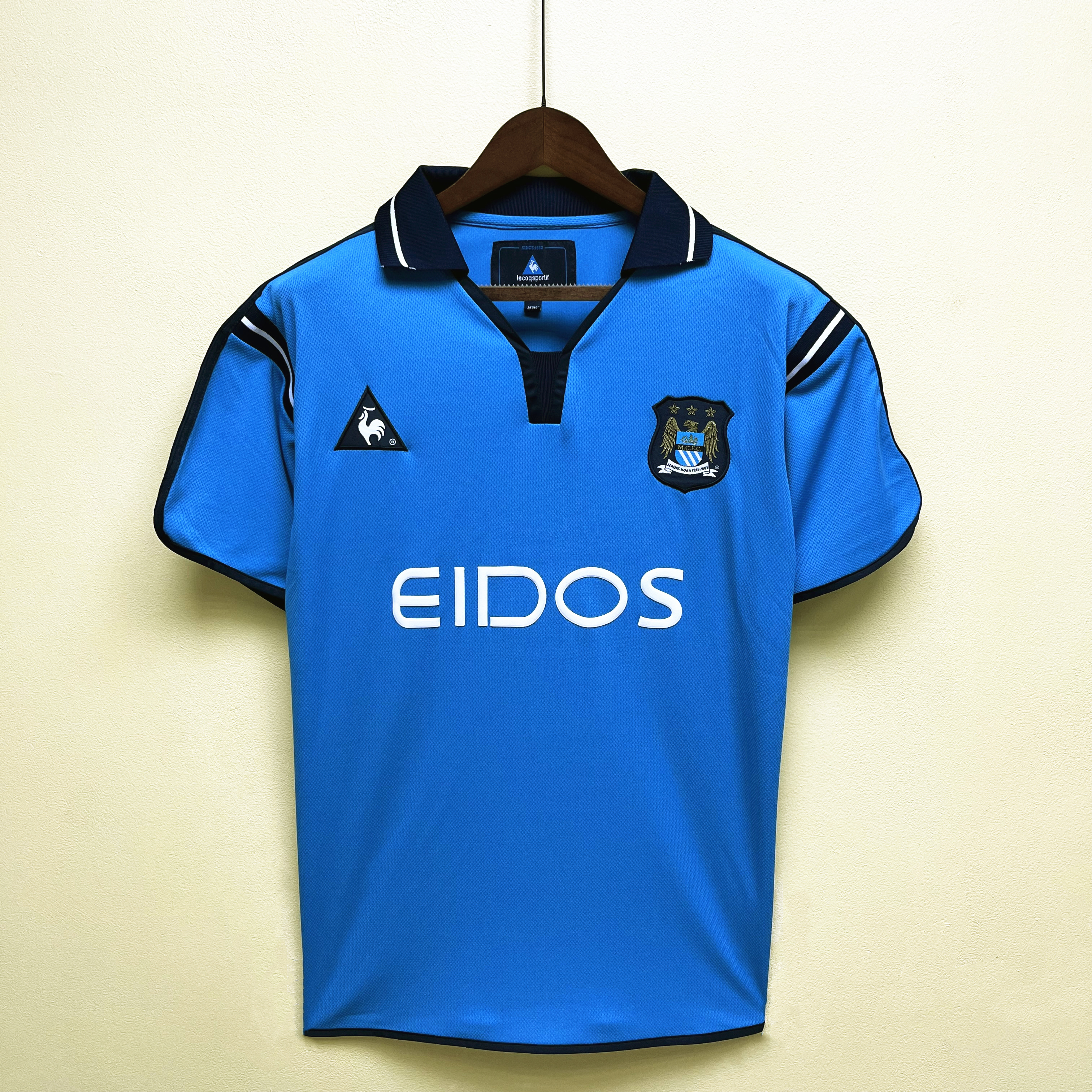 Manchester City Retro 02/03 Fan Short Sleeve Home Jersey