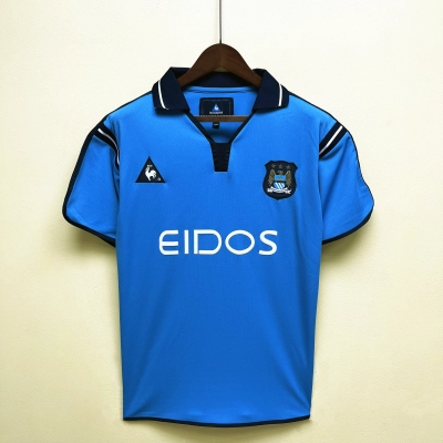 Manchester City Retro 02/03 Fan Short Sleeve Home Jersey 01