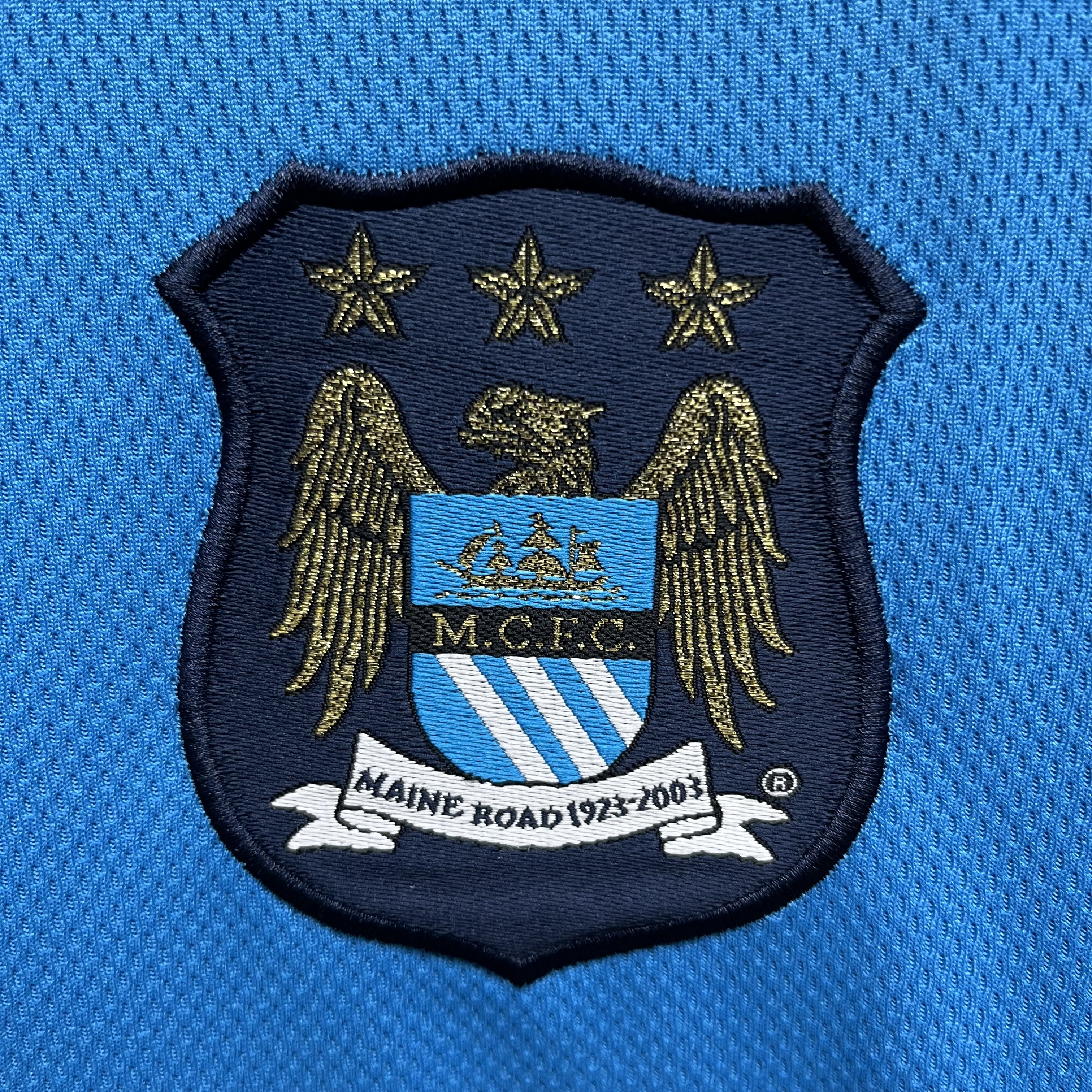 Manchester City Retro 02/03 Fan Short Sleeve Home Jersey