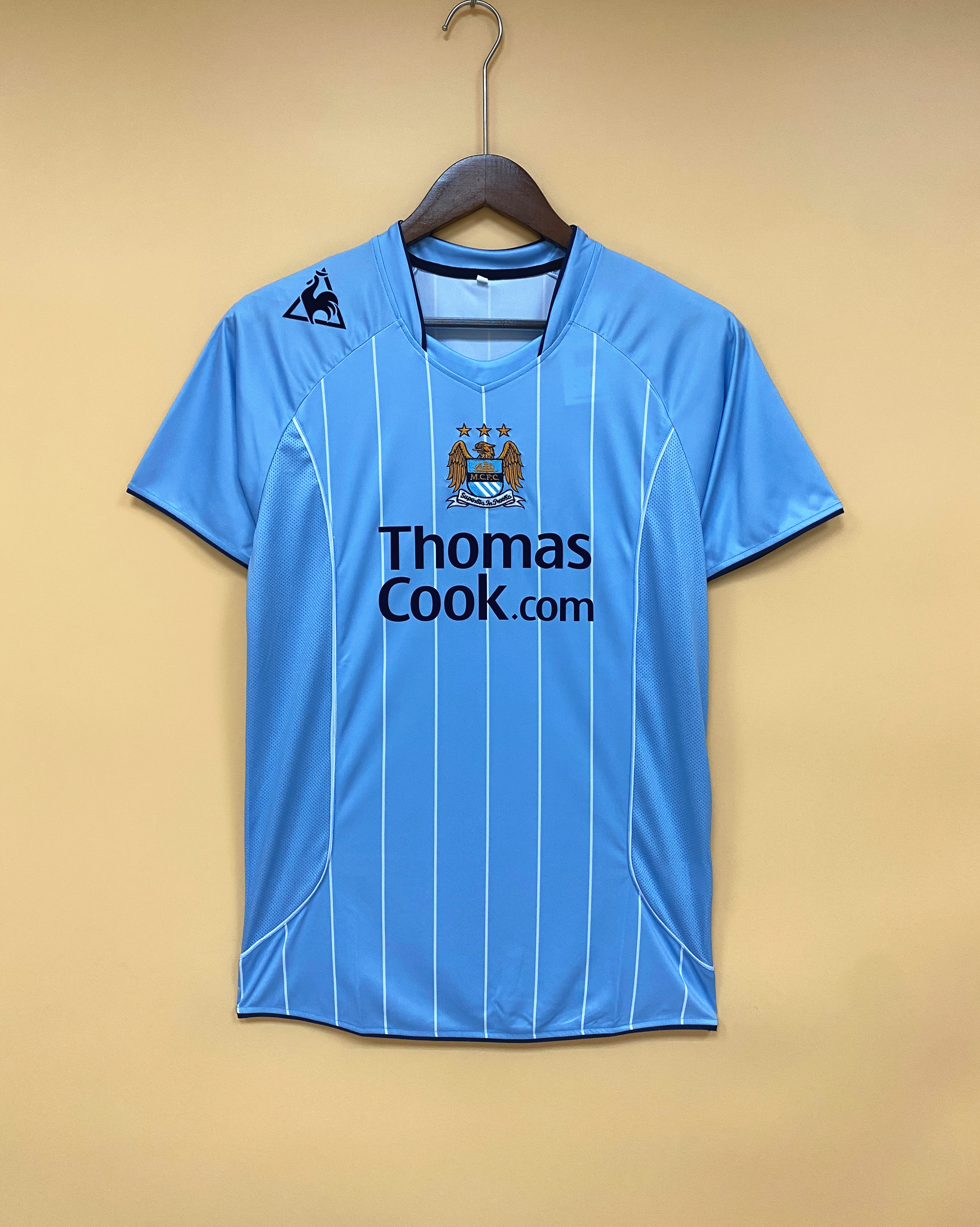 Manchester City Retro 07/08 Fan Short Sleeve Home Jersey