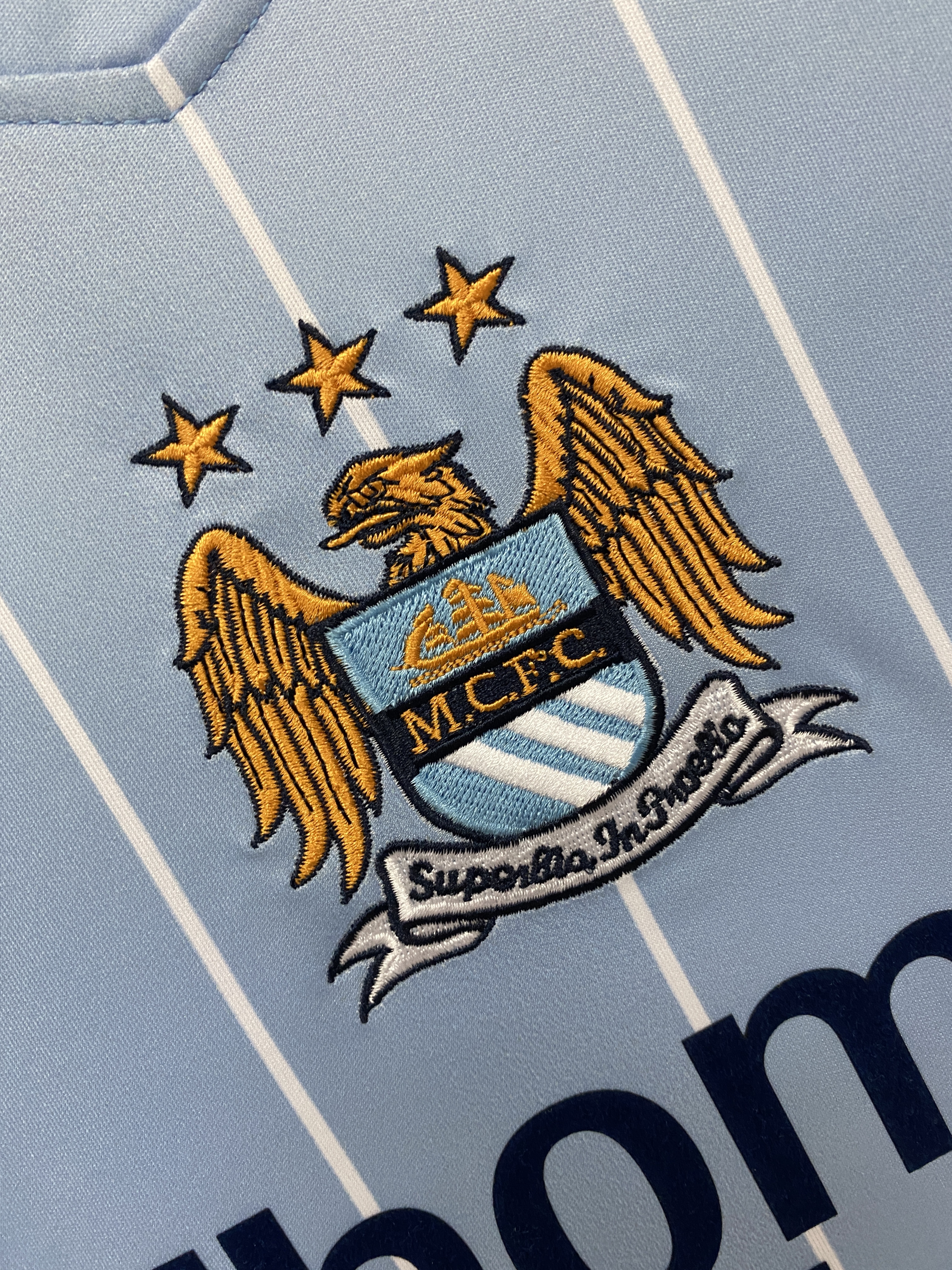 Manchester City Retro 07/08 Fan Short Sleeve Home Jersey