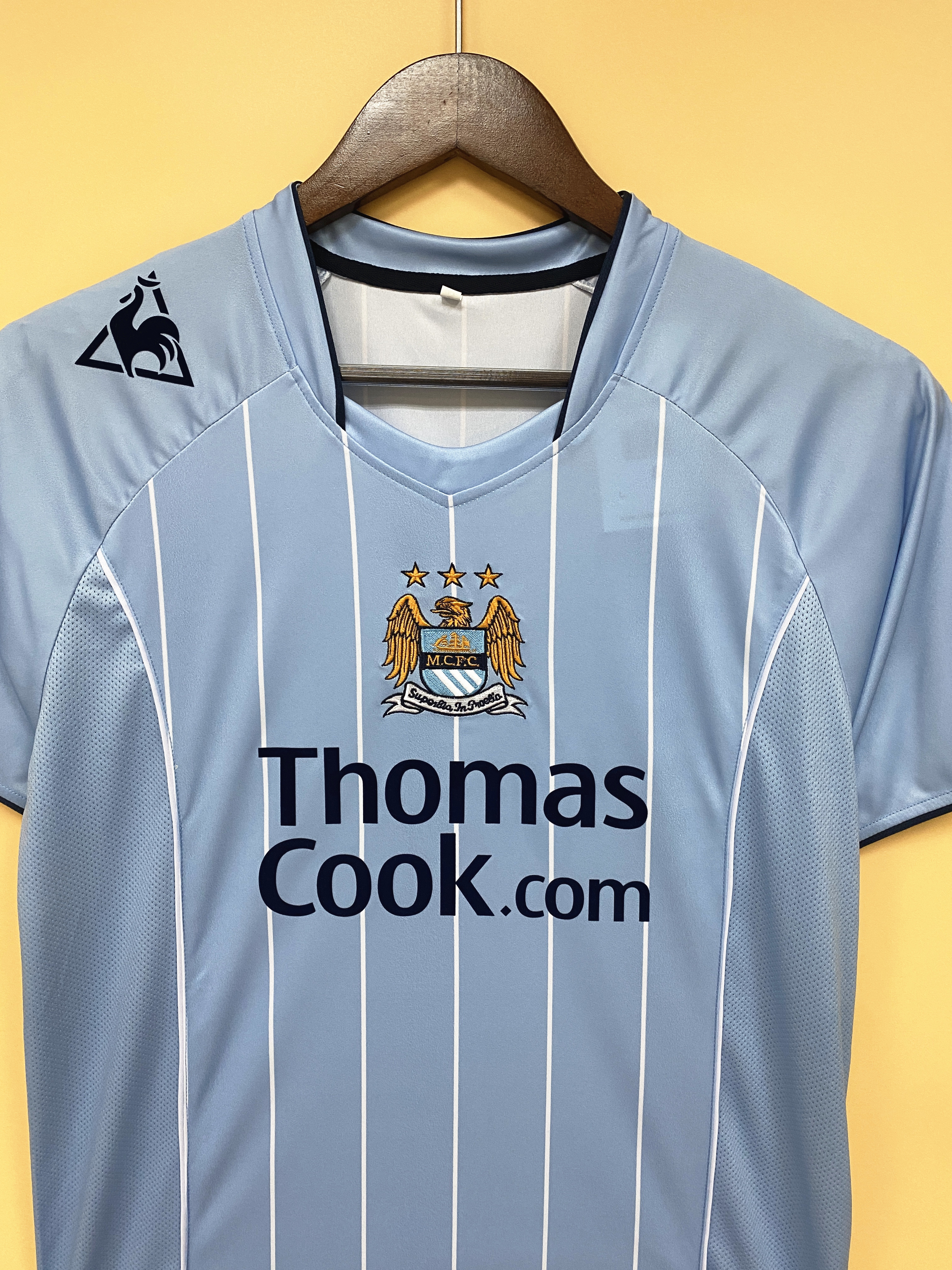 Manchester City Retro 07/08 Fan Short Sleeve Home Jersey