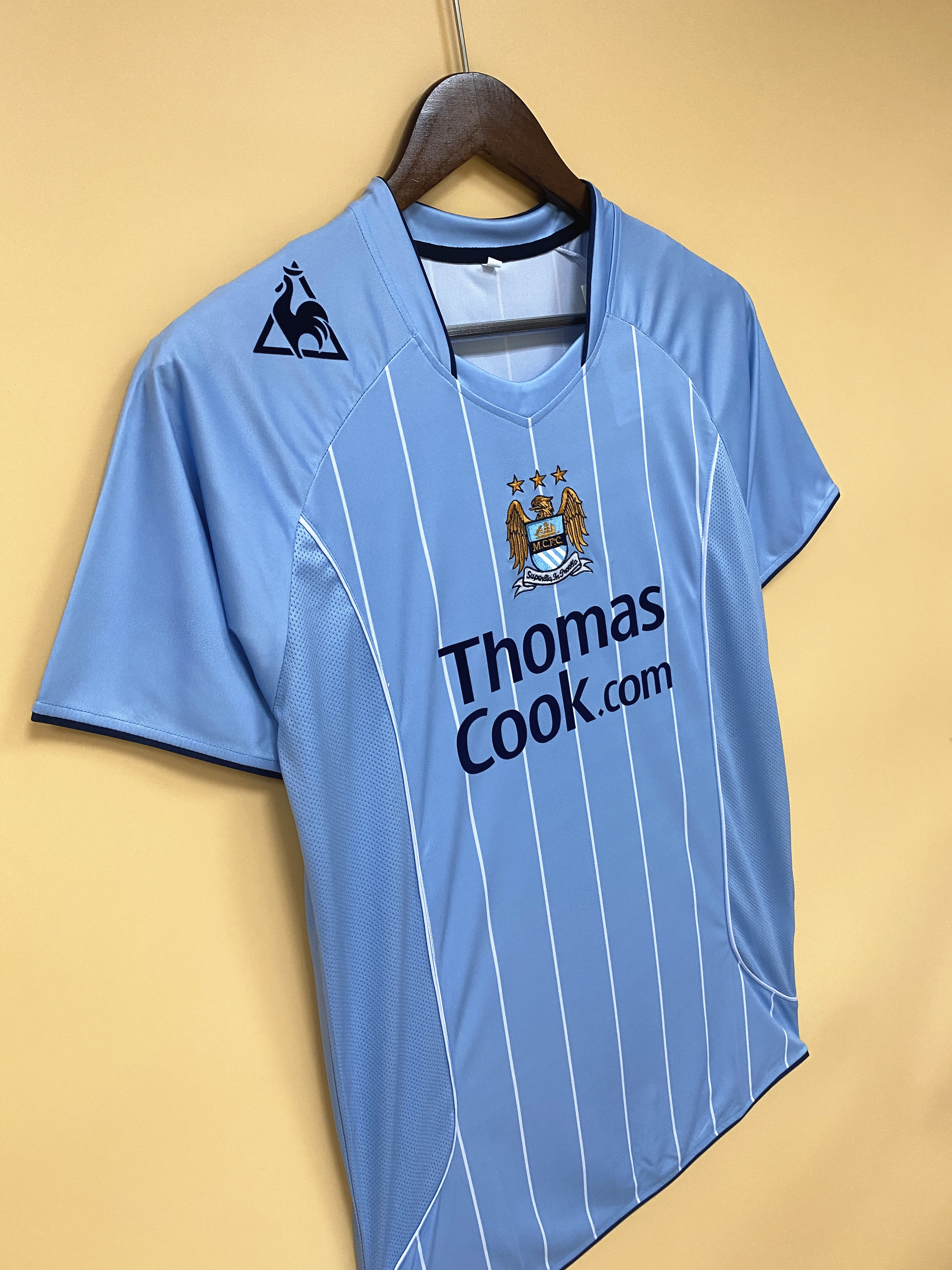 Manchester City Retro 07/08 Fan Short Sleeve Home Jersey