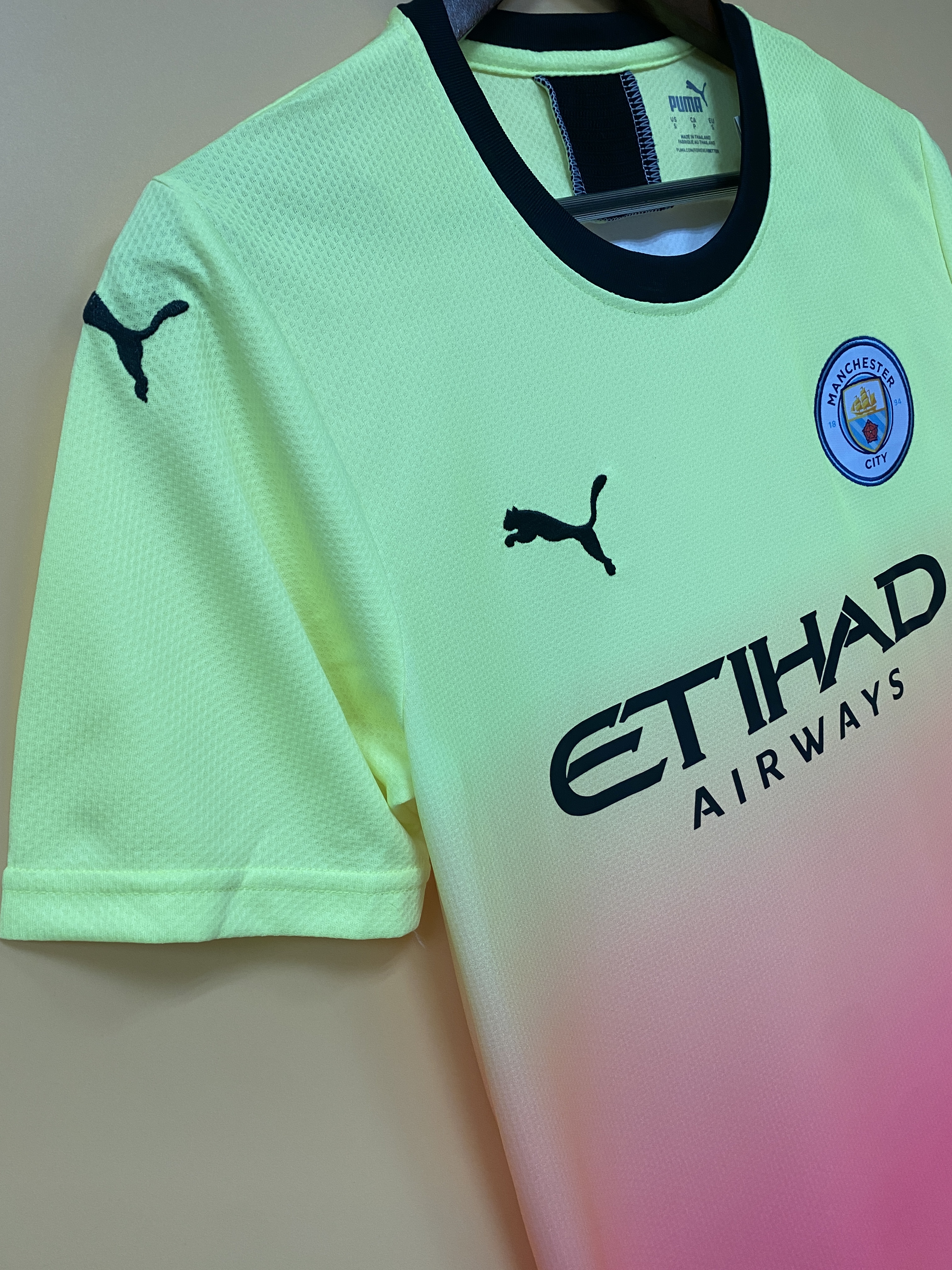 Manchester City Retro 19/20 Fan Short Sleeve 2nd Away Jersey