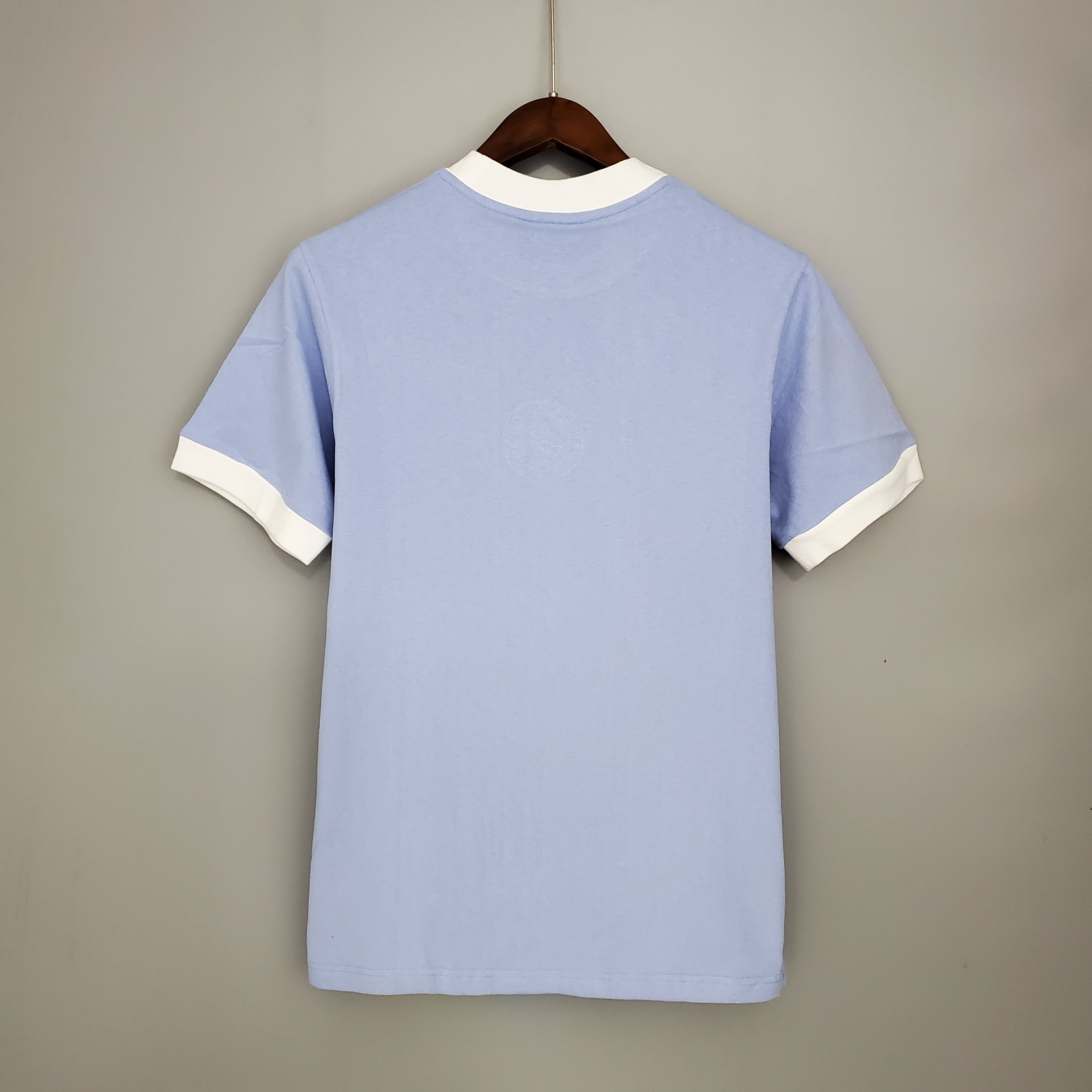 Manchester City Retro 72 Fan Short Sleeve Home Jersey