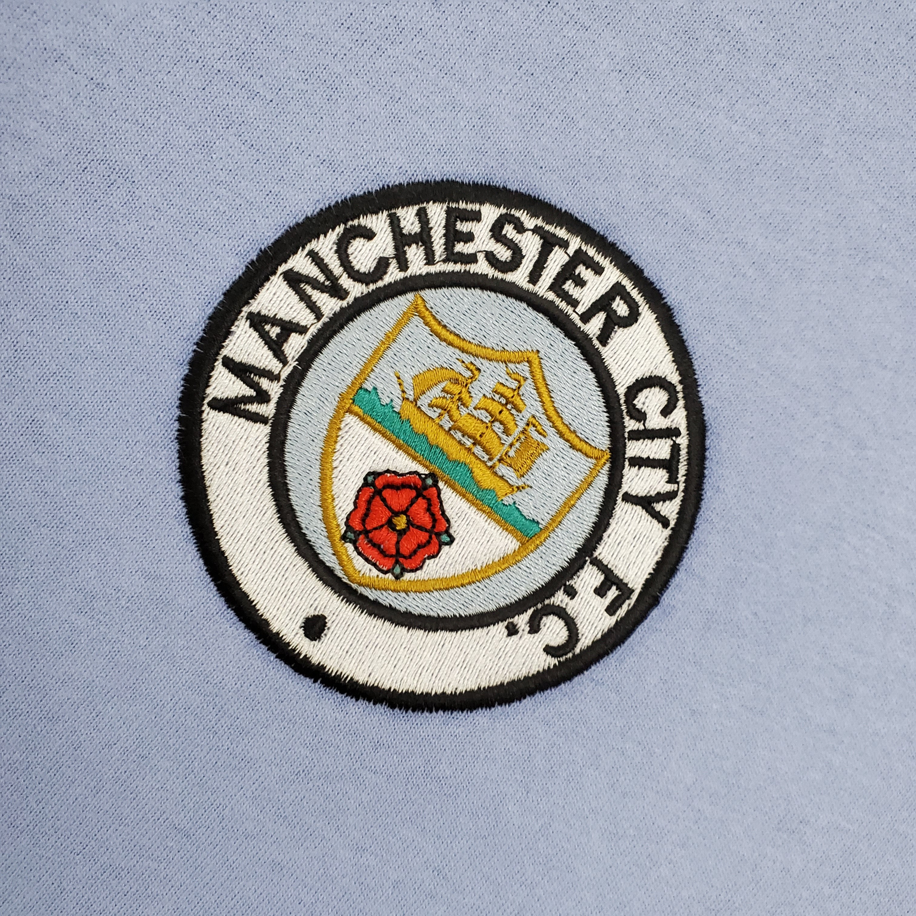 Manchester City Retro 72 Fan Short Sleeve Home Jersey