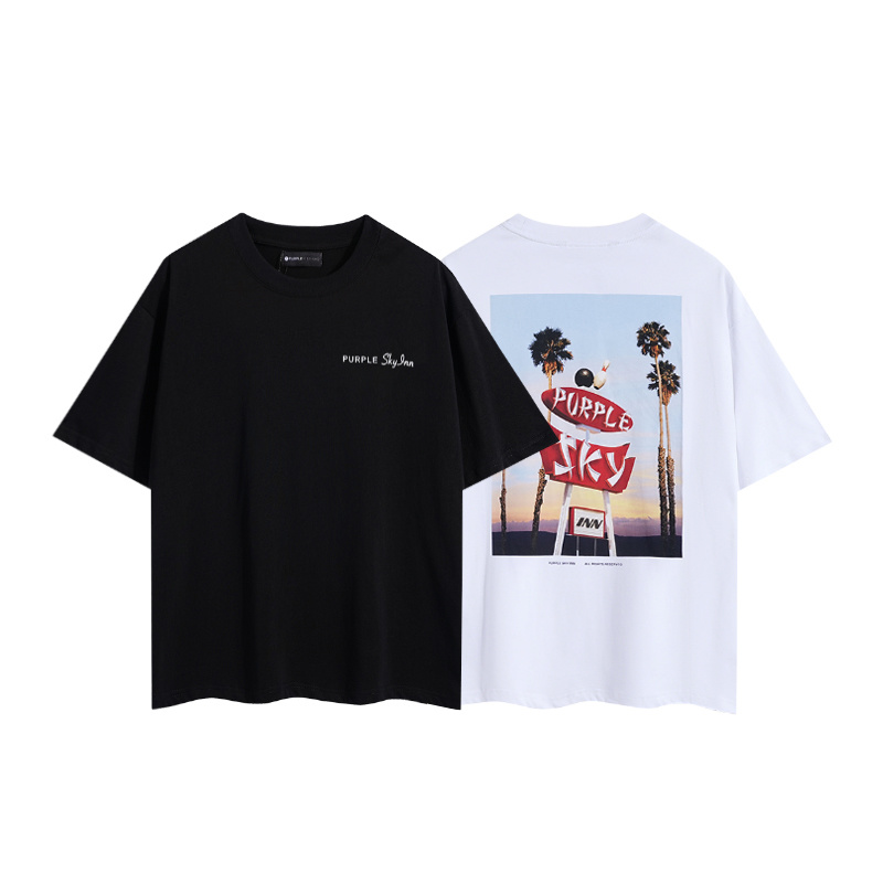Purple Brand Back Graphic T-Shirt 3019