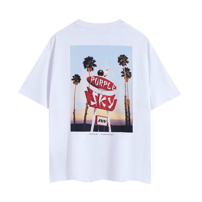 Purple Brand Back Graphic T-Shirt 3019