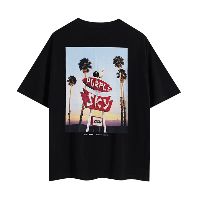 Purple Brand Back Graphic T-Shirt 3019