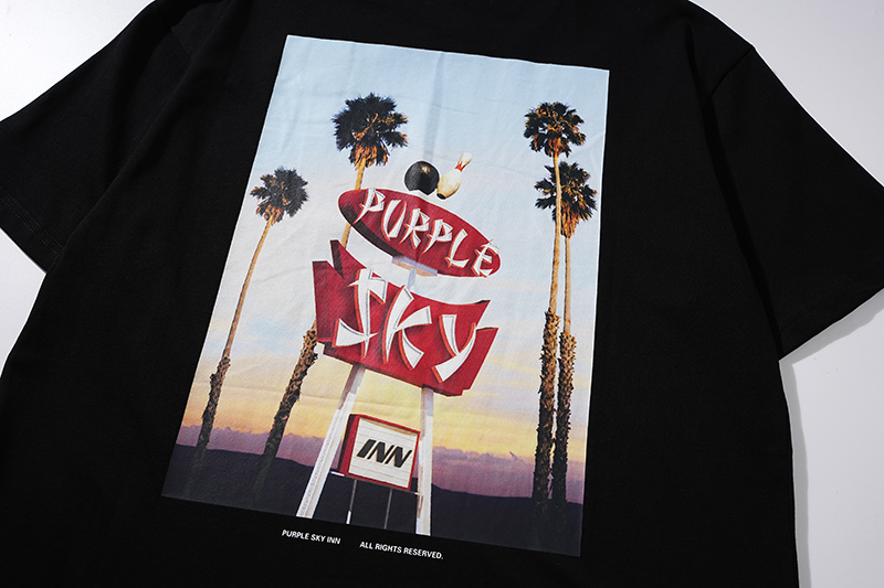 Purple Brand Back Graphic T-Shirt 3019