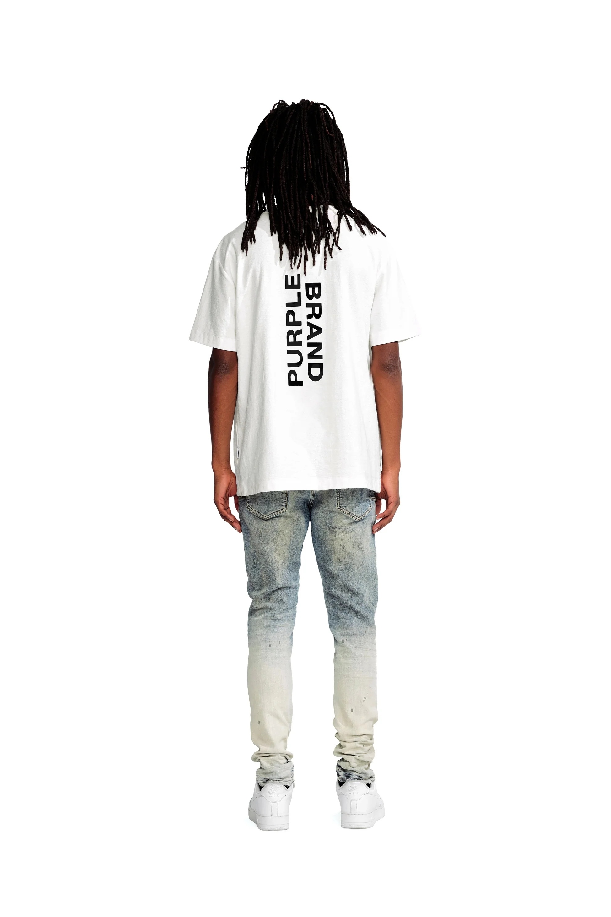 Purple Brand Back Print T-Shirt 3003