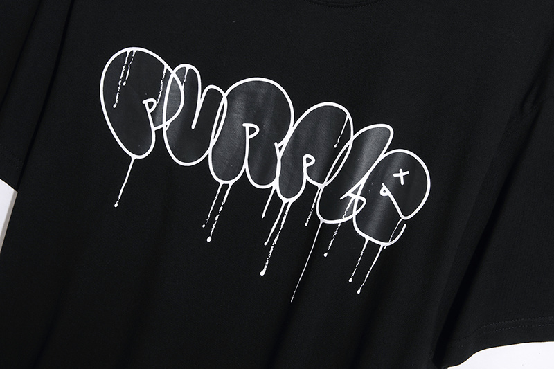Purple Brand Bubble Logo T-Shirt 3008