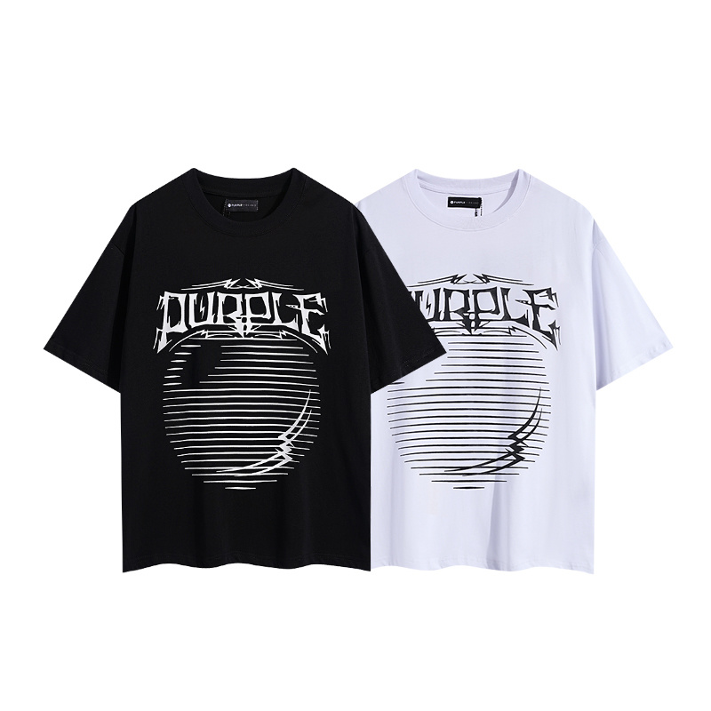 Purple Brand Circle Logo Graphic T-Shirt 3023