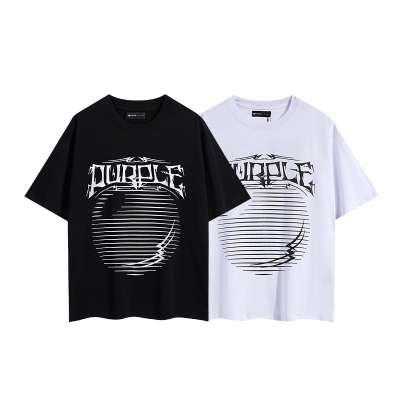 Purple Brand Circle Logo Graphic T-Shirt 3023 01
