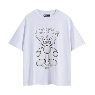 Purple Brand Daisy Bear Graphic T-Shirt 3026 02