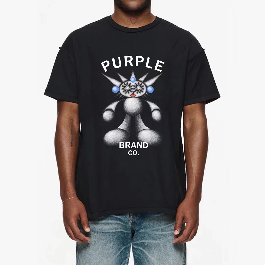 Purple Brand Daisy Bear Graphic T-Shirt 3026