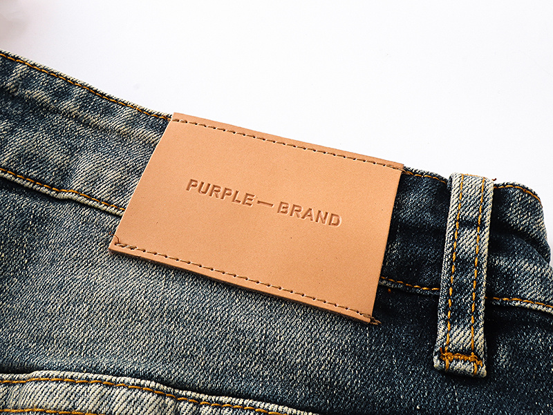 Purple Brand Dirty Washed Bootcut Denim Jeans Blue PU148