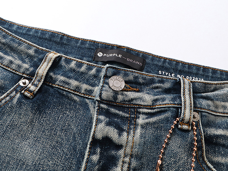 Purple Brand Distressed Washed Bootcut Denim Jeans PU177