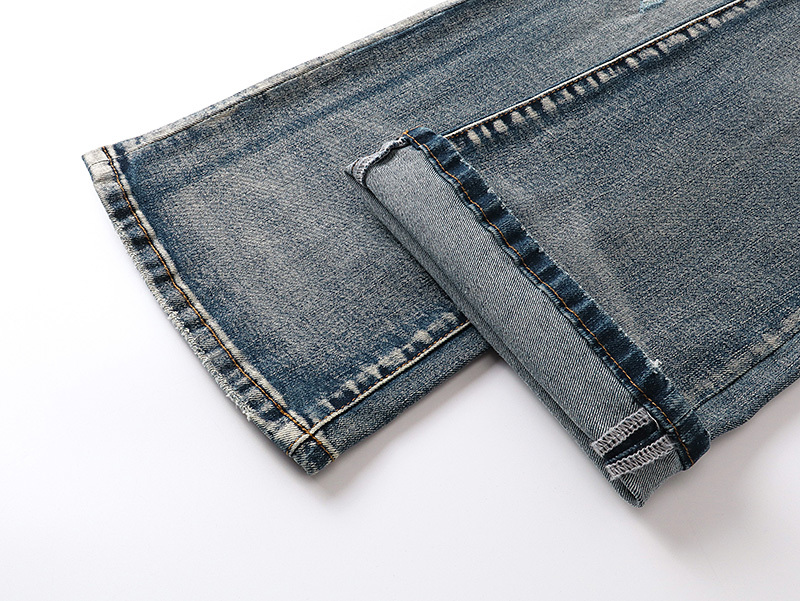 Purple Brand Distressed Washed Bootcut Denim Jeans PU177