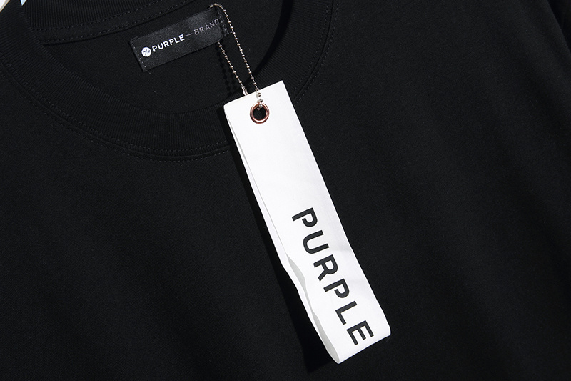 Purple Brand Drip P Logo T-Shirt 3004