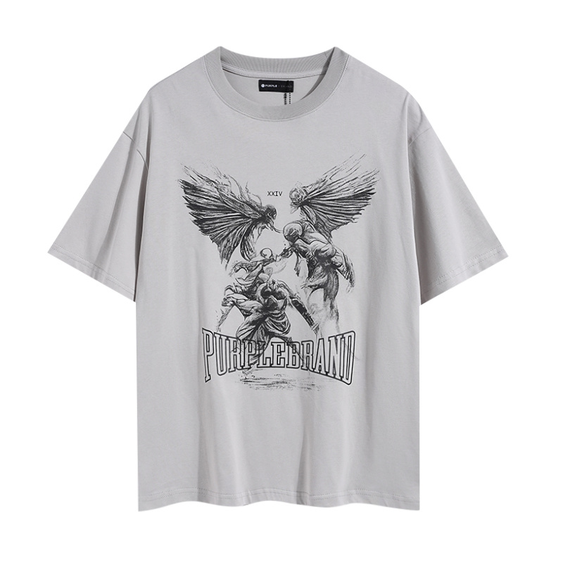 Purple Brand Eagle Graphic T-Shirt 3017