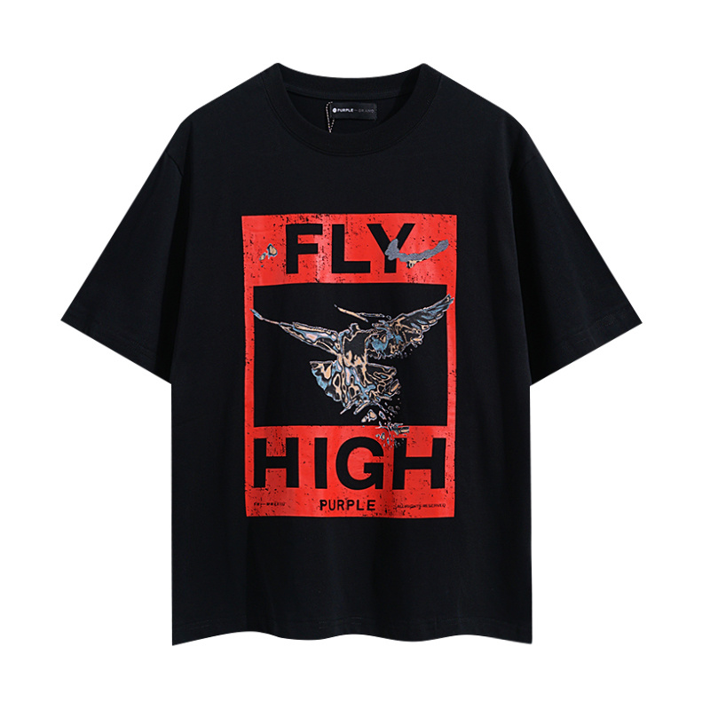 Purple Brand Fly High Graphic T-Shirt 3021