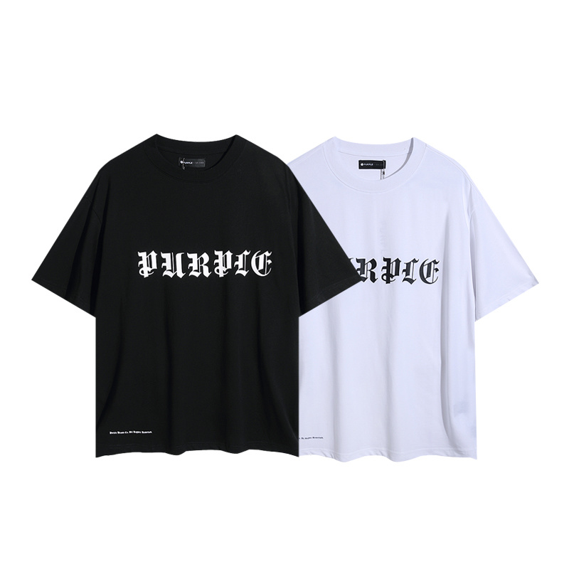 Purple Brand Gothic Logo T-Shirt 3011