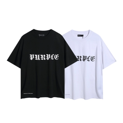 Purple Brand Gothic Logo T-Shirt 3011 01