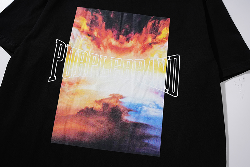Purple Brand Graphic Print T-Shirt 3013
