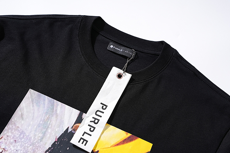 Purple Brand Photo Graphic T-Shirt 3022