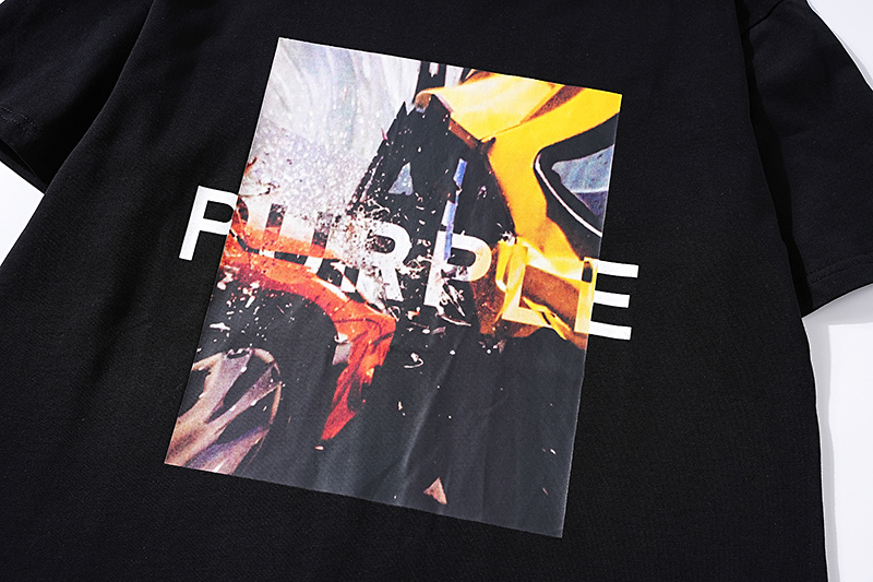 Purple Brand Photo Graphic T-Shirt 3022