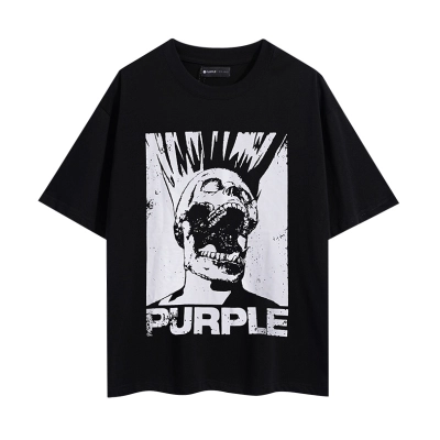 Purple Brand Skull Graphic T-Shirt 3014 01