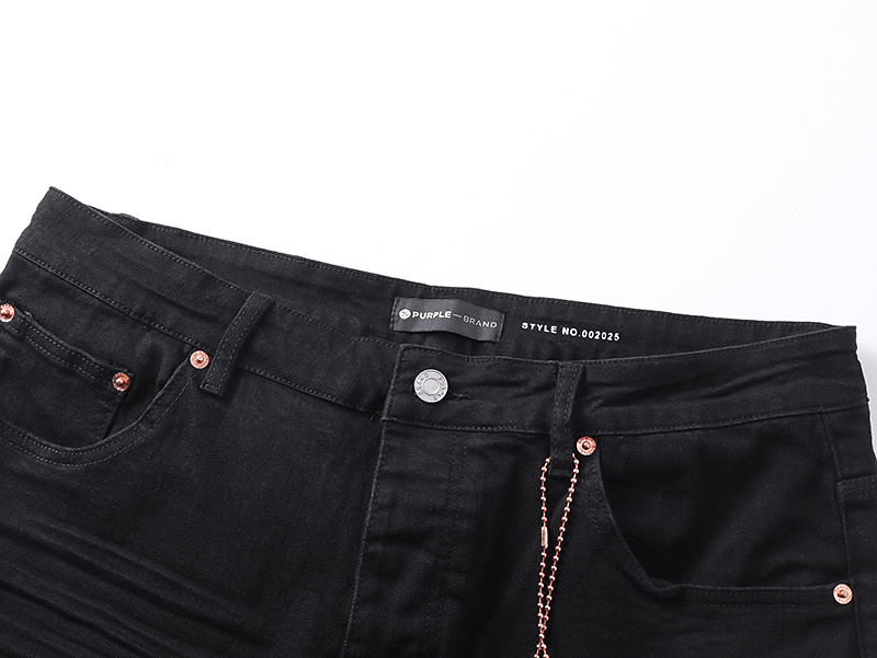 Purple Brand Slim Fit Denim Jeans Black PU180