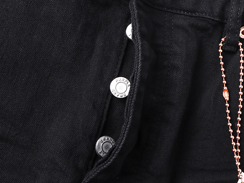 Purple Brand Slim Fit Denim Jeans Black PU180