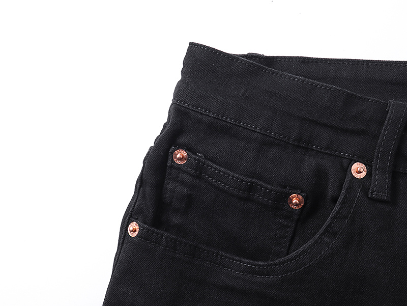 Purple Brand Slim Fit Denim Jeans Black PU180