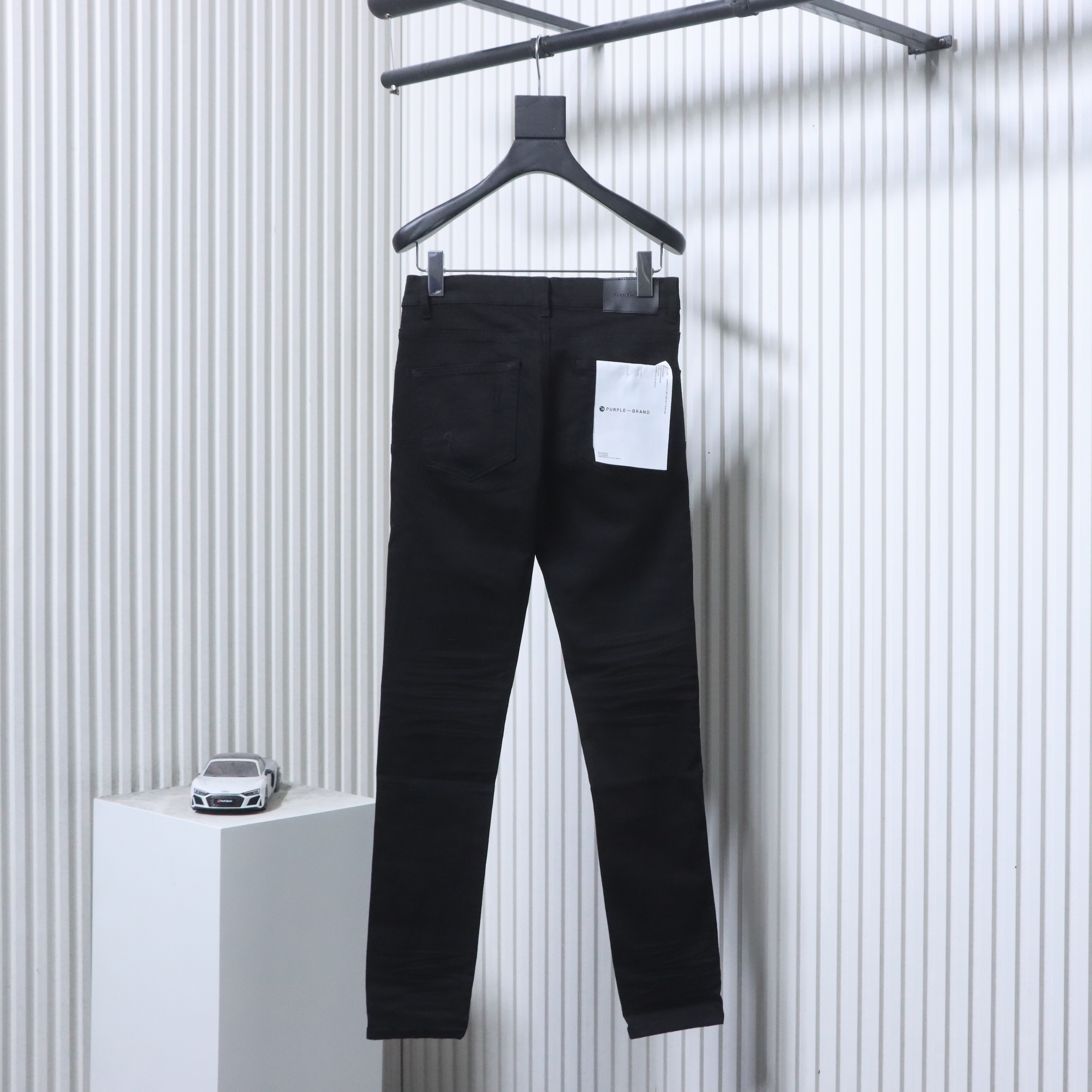 Purple Brand Slim Fit Pants with Ripped Pockets H230